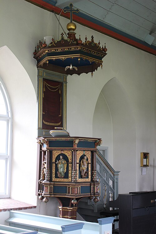 Vapnö kyrka, intérieur
