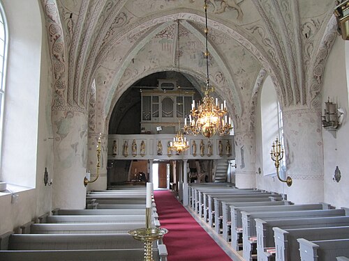 Övergrans kyrka, intérieur