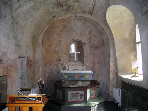 Eriksbergs gamla kyrka, intérieur