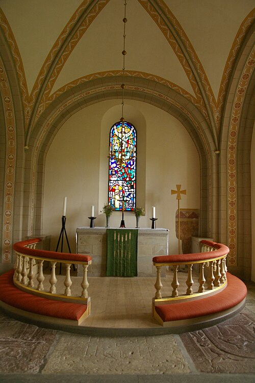 Gudhems kyrka, interno