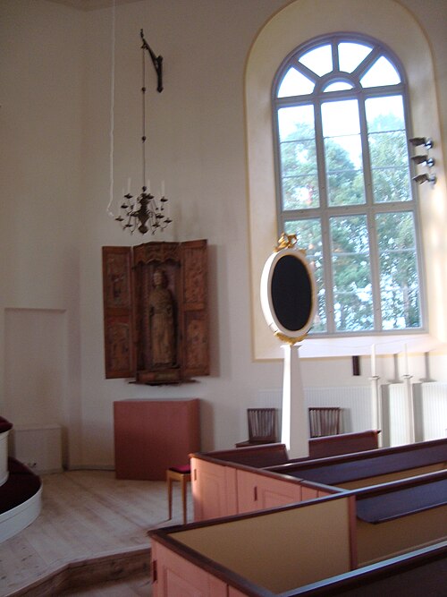 Silvbergs kyrka, interno