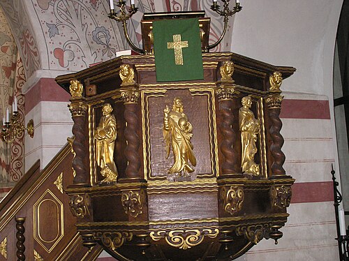 Vittskövle kyrka, intérieur