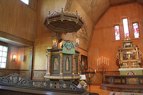 Alanäs kyrka, interno
