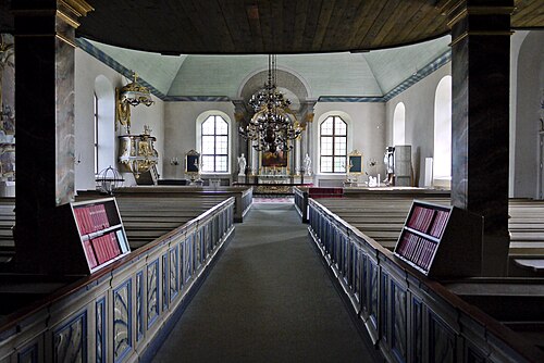 Hammerdals kyrka, interno