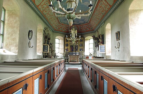 Hömbs kyrka, interno