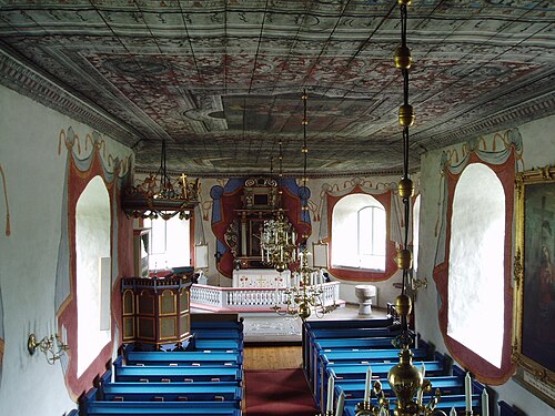 Leksbergs kyrka, interno