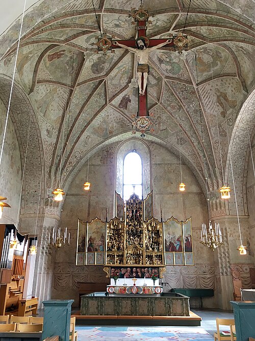 Nederluleå kyrka, interno