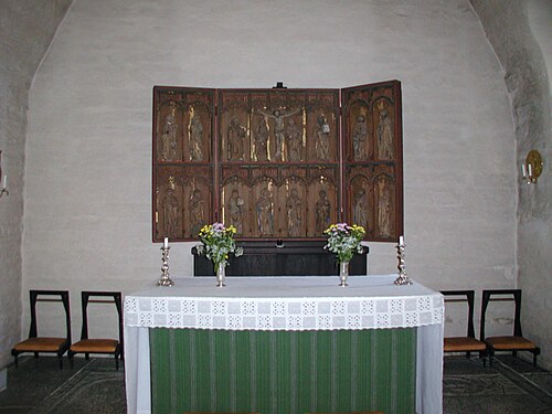 Rogslösa kyrka, interno