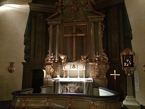 Selångers kyrka, interno