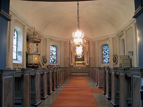Mjölby kyrka, interno