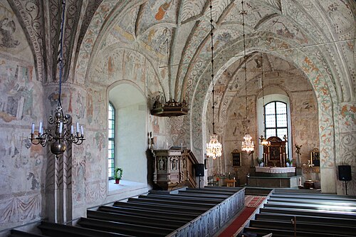 Rasbokils kyrka, interno