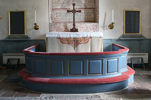 Sparrsätra kyrka, interno