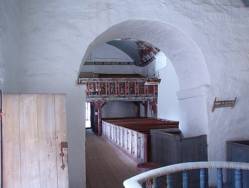 Bokenäs gamla kyrka, interno