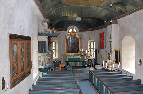 Kläckeberga kyrka, interno