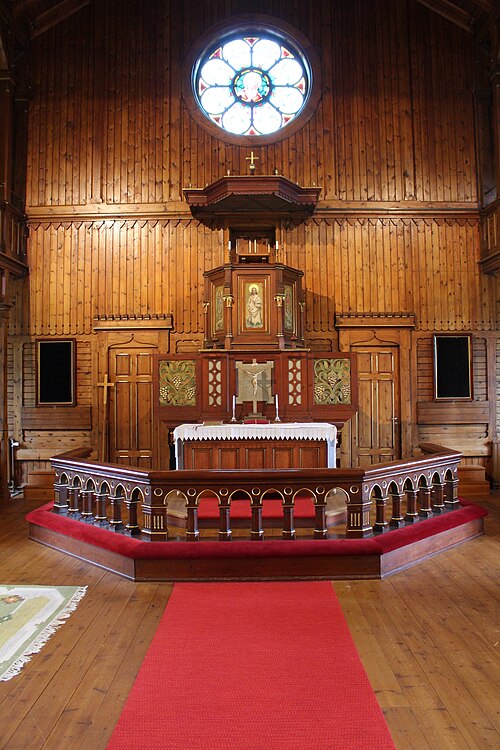 Ljusne kyrka, interno