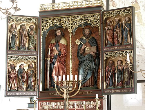 Valleberga kyrka, interno
