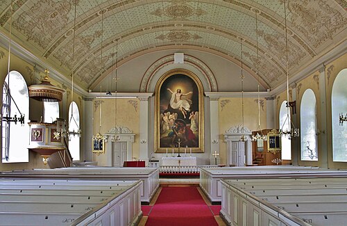 Östra Torsås kyrka, interno