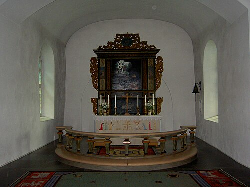 Örkelljunga kyrka, interno