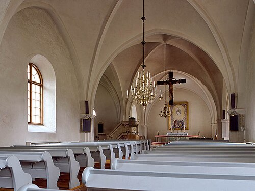 Östra Karups kyrka, interno