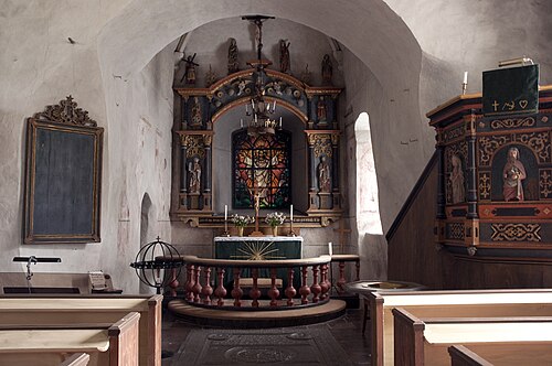 Bärbo kyrka, interno