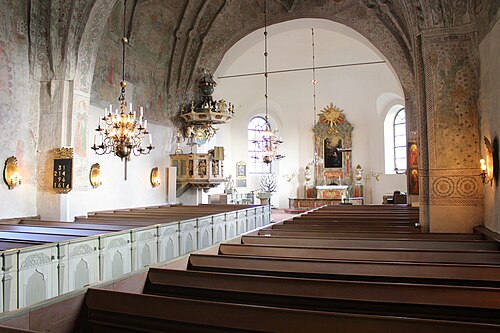 Hargs kyrka, interno