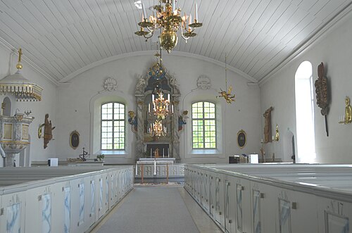 Horns kyrka, interno