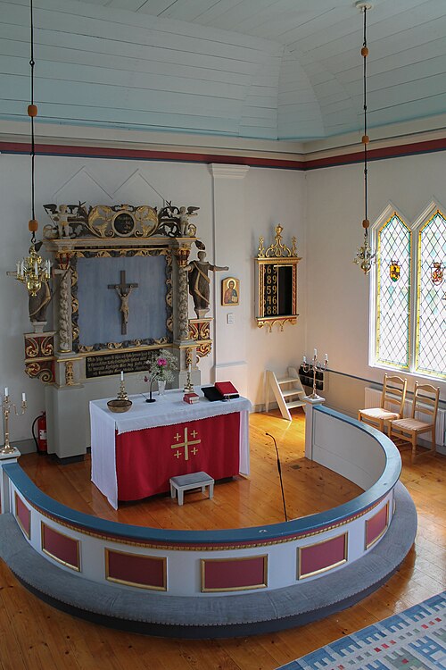 Mistelås kyrka, interno