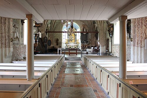 Ösmo kyrka, intérieur