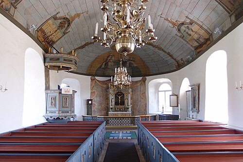 Gällinge kyrka, interno