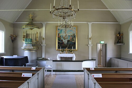 Ingarö kyrka, interno