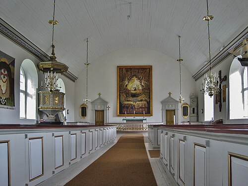 Långasjö kyrka, interno
