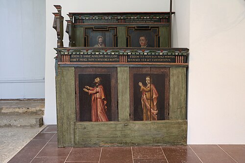 Nättraby kyrka, interno