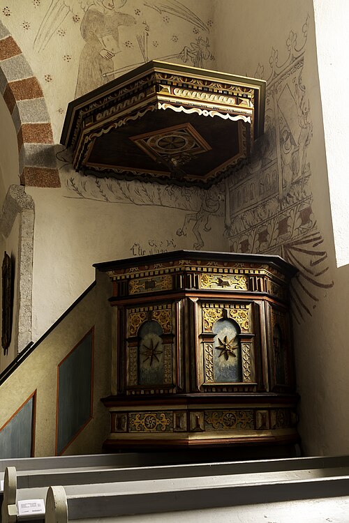 Ganthems kyrka, intérieur
