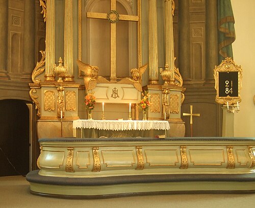 Selångers kyrka, interno