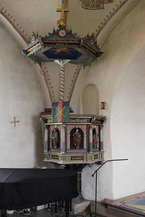 Söndrums kyrka, interno