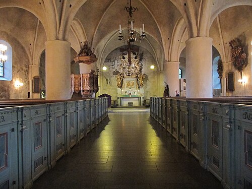 Danderyds kyrka, interno