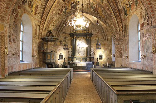 Edebo kyrka, intérieur