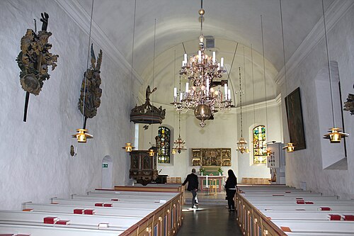 Huddinge kyrka, interno