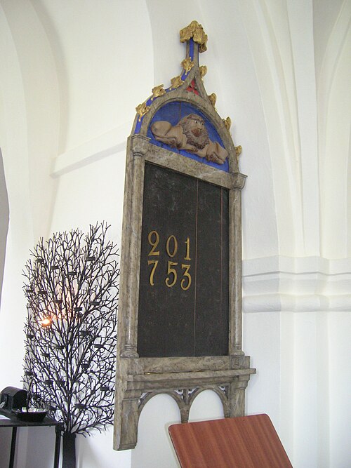 Igelösa kyrka, intérieur