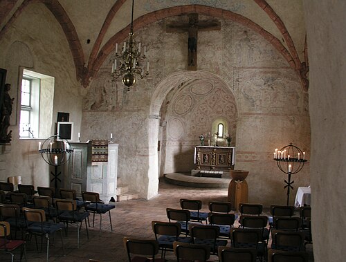 Kumlaby kyrka, interno