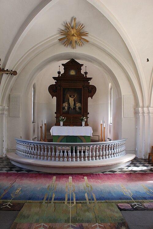 Kyrkheddinge kyrka, interno