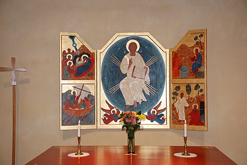 Antens kyrka, intérieur