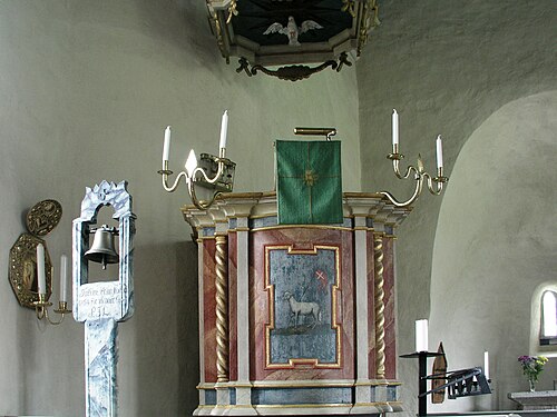 Egby kyrka, intérieur