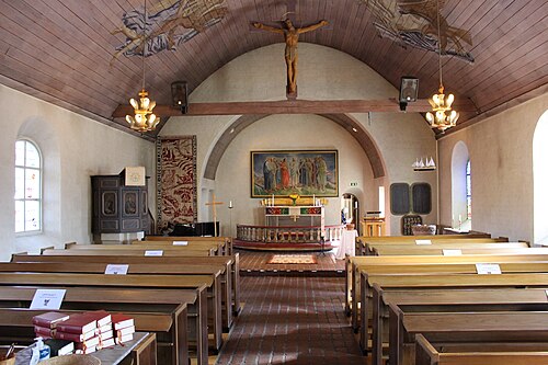 Hallstaviks kyrka, interno