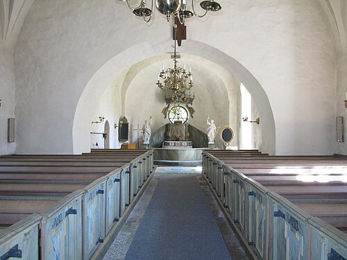 Markims kyrka, interno