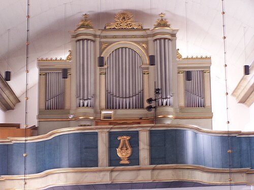 Arby kyrka, interno