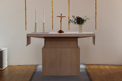 Björsjökyrkan, interno