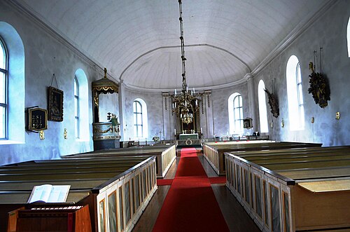 Heds kyrka, interno
