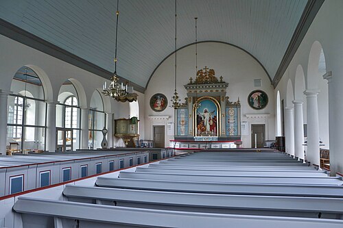 Hemmesjö nya kyrka, intérieur