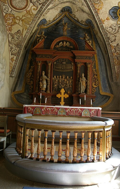 Kungslena kyrka, interno